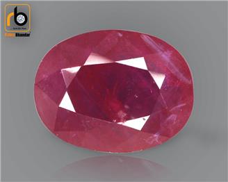 NATURAL RUBY (MANAK) (HEATED & TREATED) (MH) 1.74 CRT ( 29322 )
